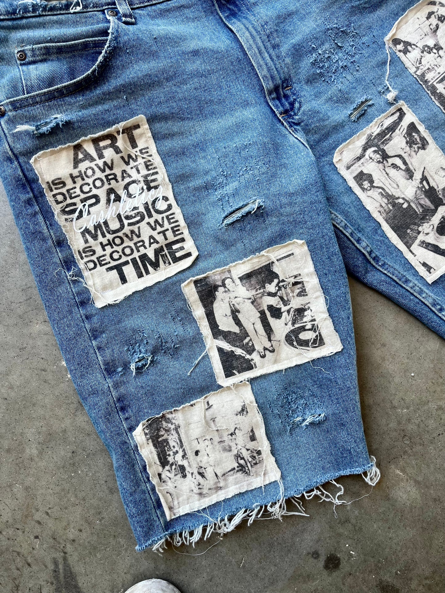 Scrap book denim