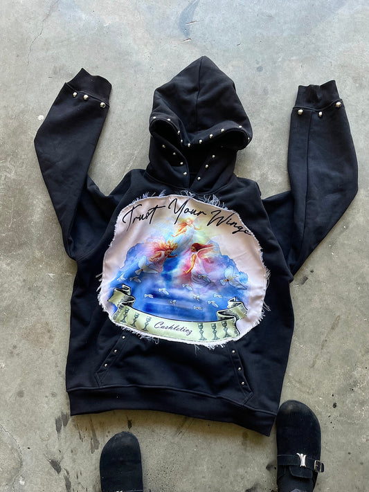 Trust Your Wings Studded pullover