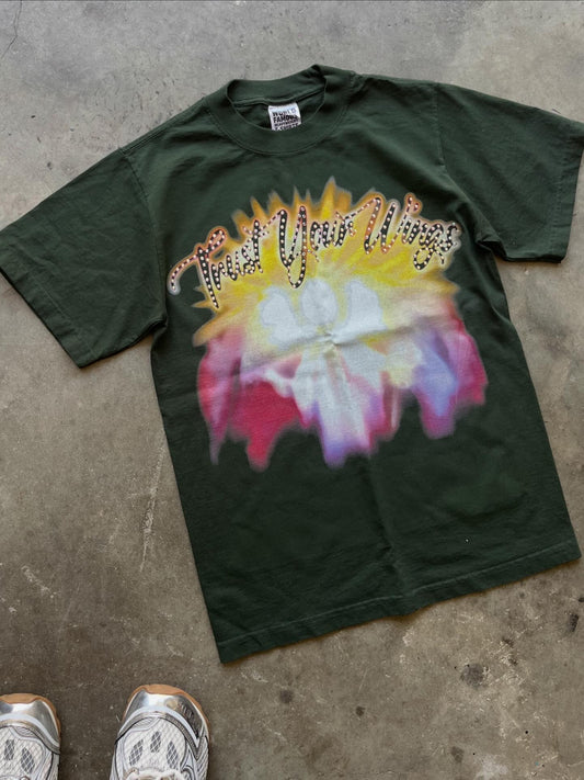 Trust Your Wings Airbrush Diamond Tee
