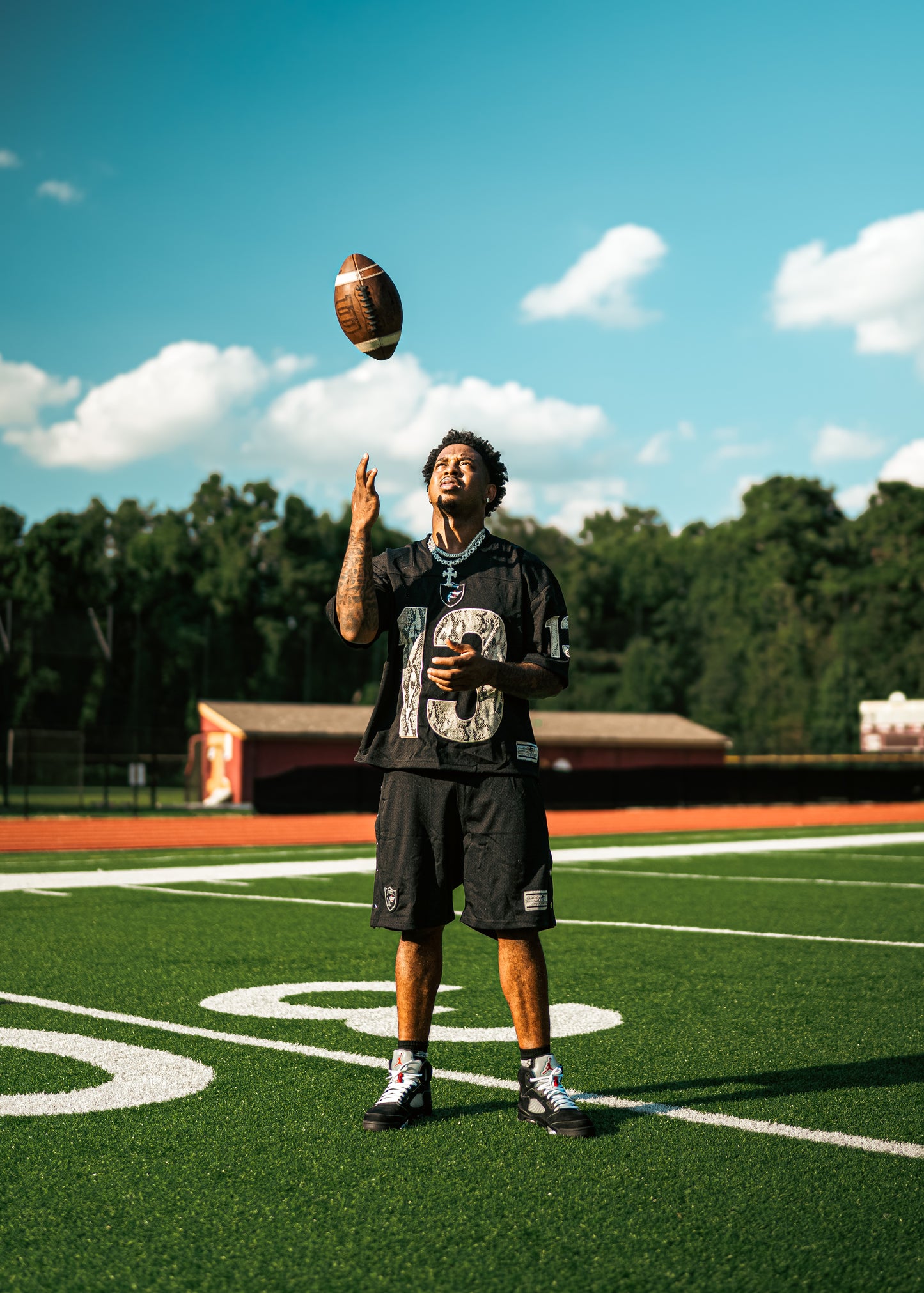 Trust Your Wings Side Snap Mesh Shorts