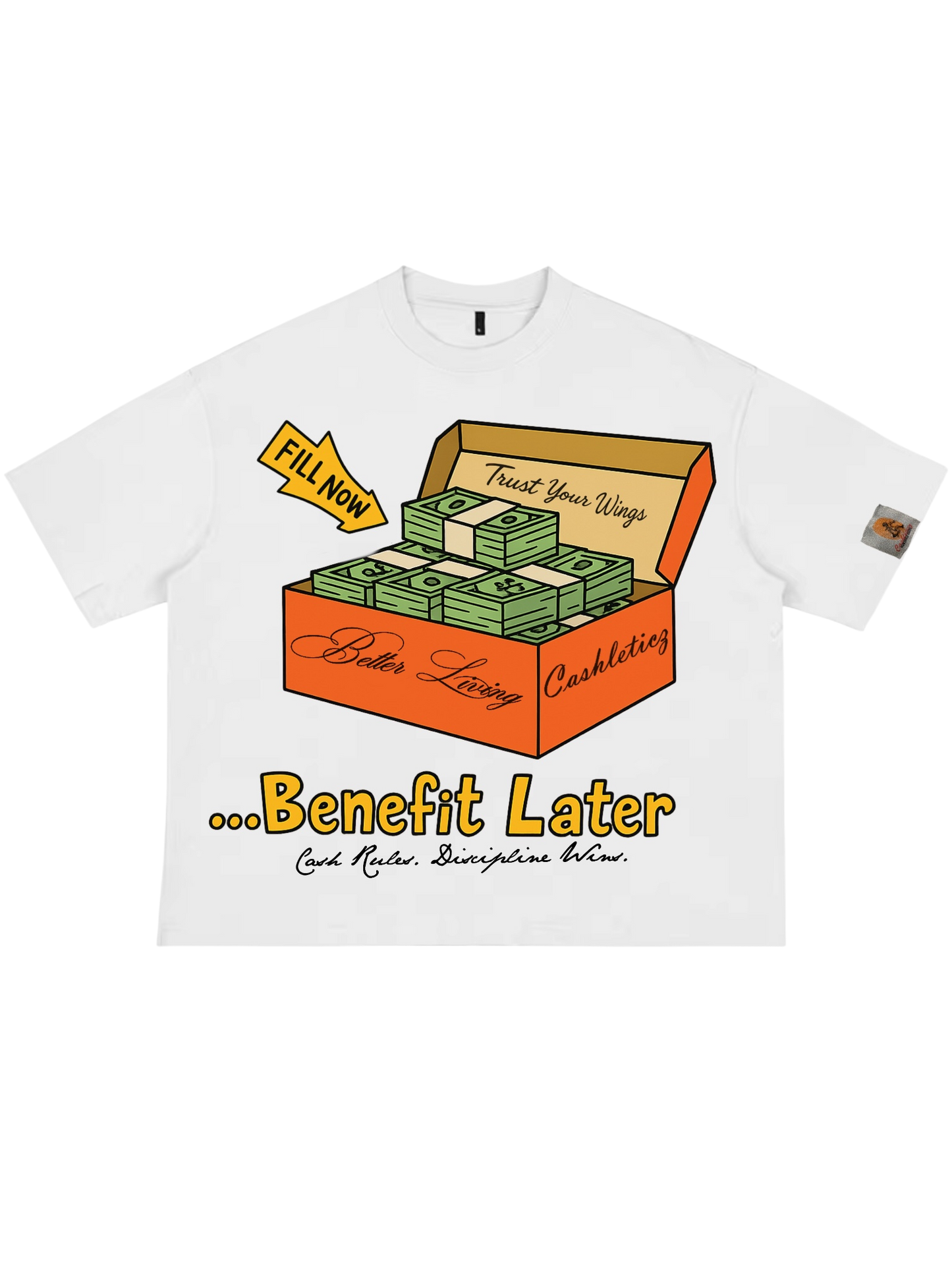 Better Living x Cashleticz “shoebox money” Tee