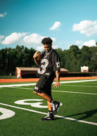 Trust Your Wings Side Snap Mesh Shorts