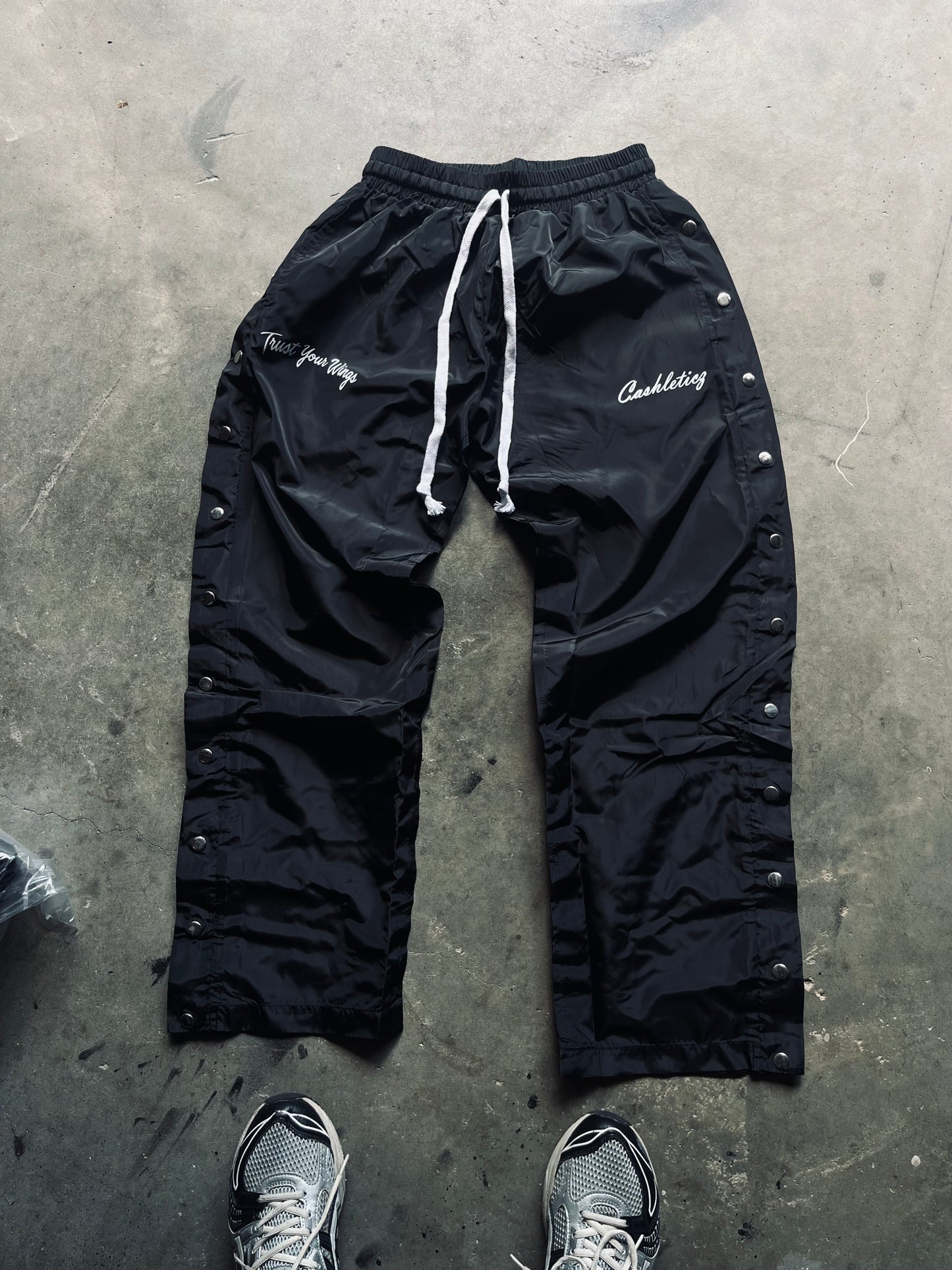 Trust Your Wings Side Snap Nylon Pants