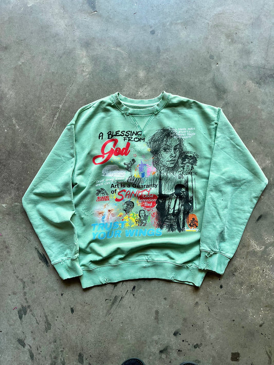 A Blessing From God Crewneck