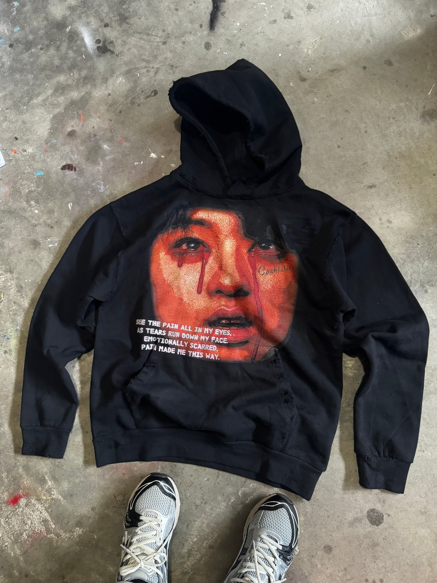 Gogo Yubari Distressed heavyweight pullover