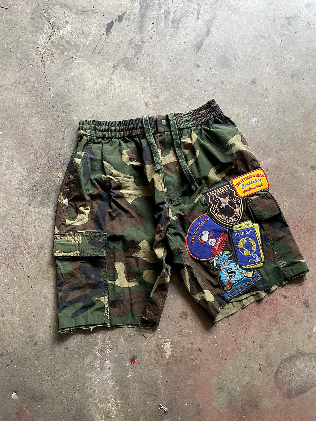 Combat Training Camo shorts