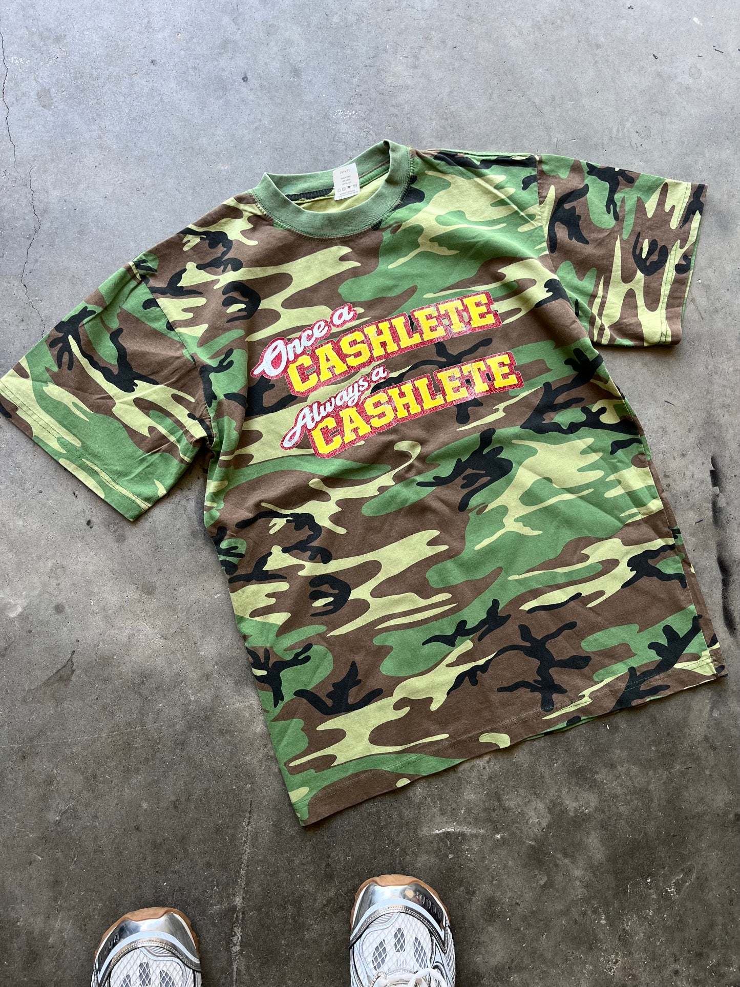 Once A Cashlete . . Camo Tee