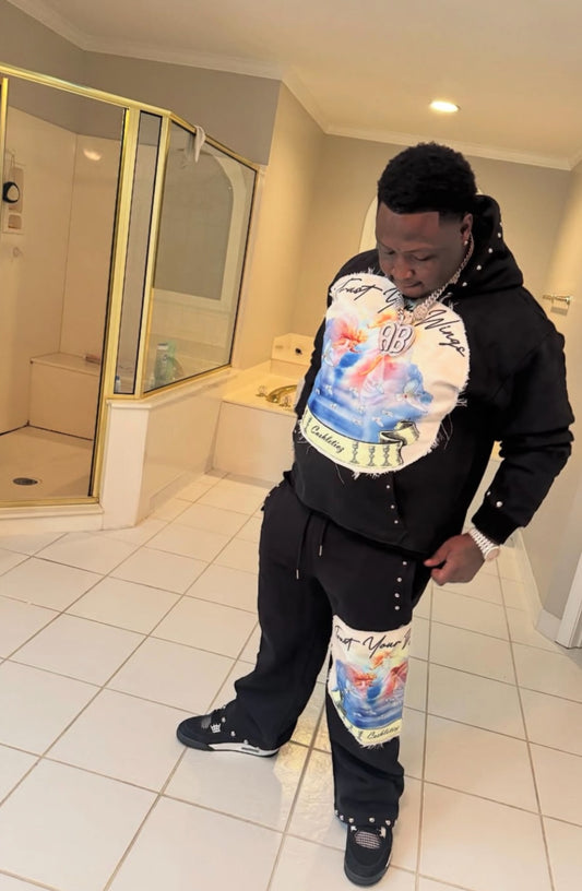 Trust Your Wings Studded pullover