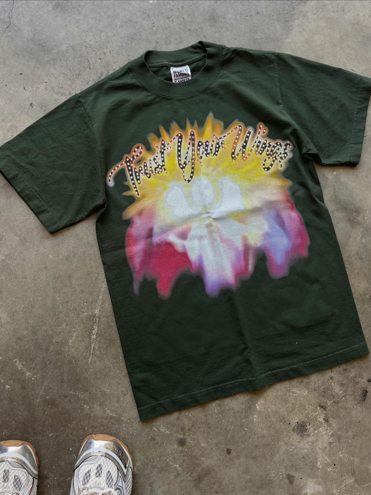 Trust Your Wings Airbrush Diamond Tee