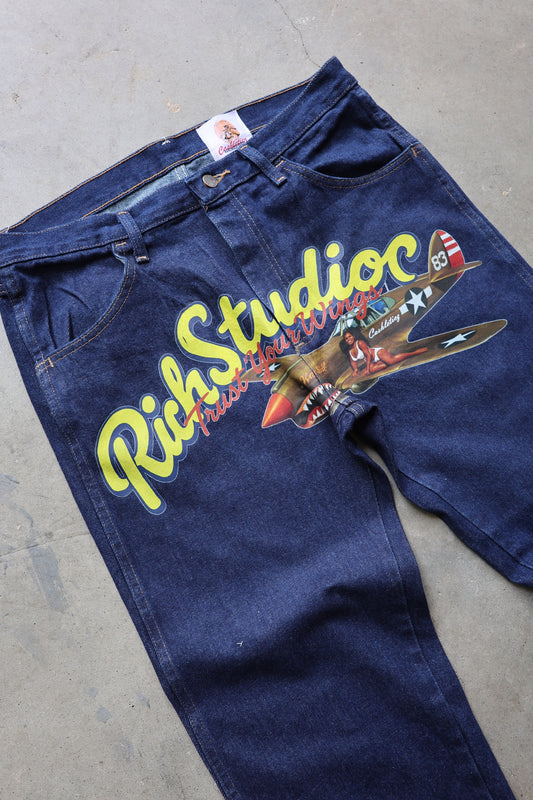 Rich Studios x Cashleticz Flying Ace Denim (Army)