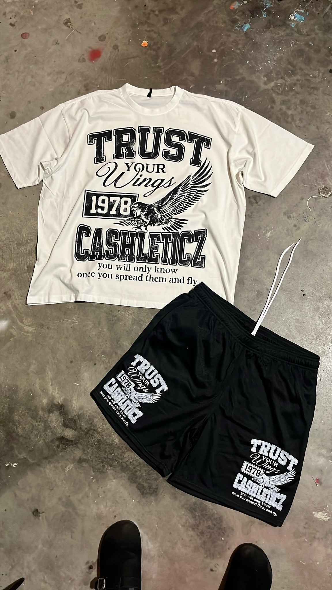 Trust Your Wings 1978 mesh shorts