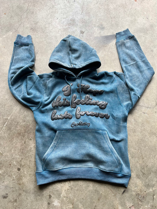 I Hope This Feeling Lasts Forever Pullover (Red & Blue)