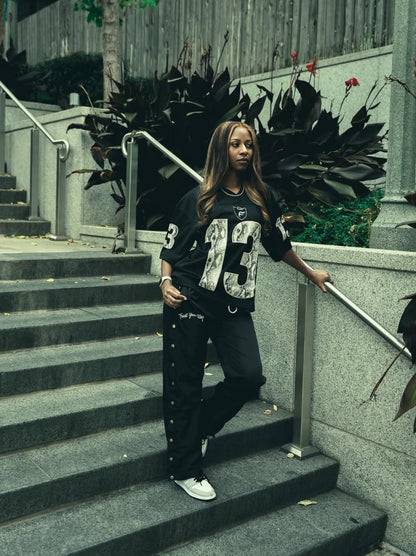 Trust Your Wings Side Snap Nylon Pants