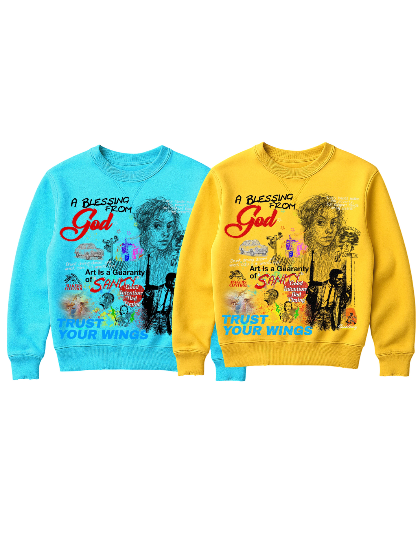 A Blessing From God Crewneck