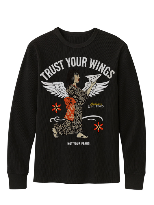 Trust Your Wings Paper Plane Thermal